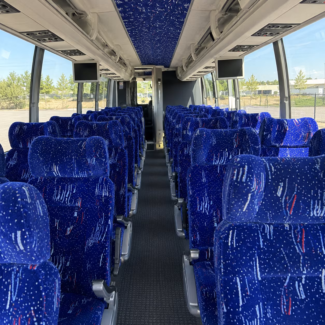 buckeye charter bus interior