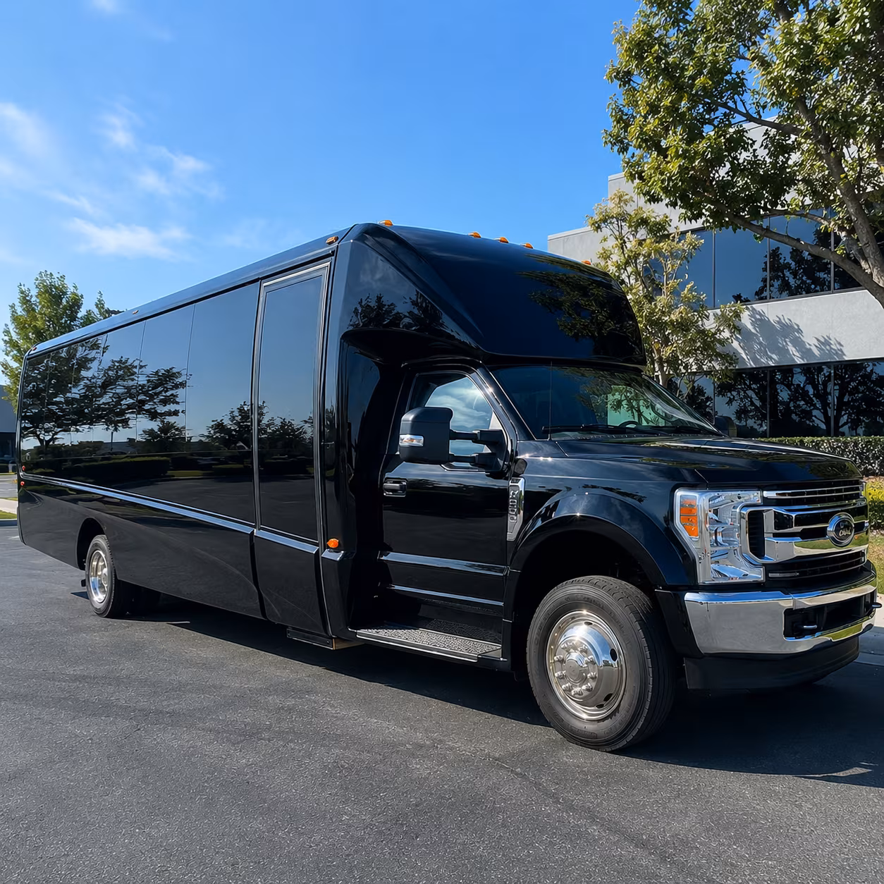 buckeye long distance transportation onboard seating