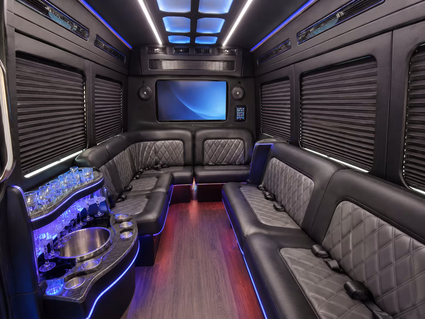 buckeye party bus interior